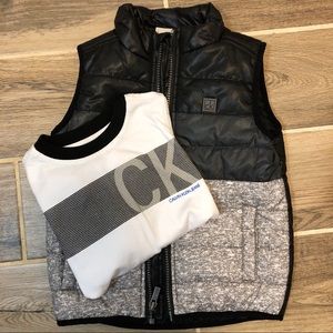 Calvin Klein 3T Toddler Vest and Shirt